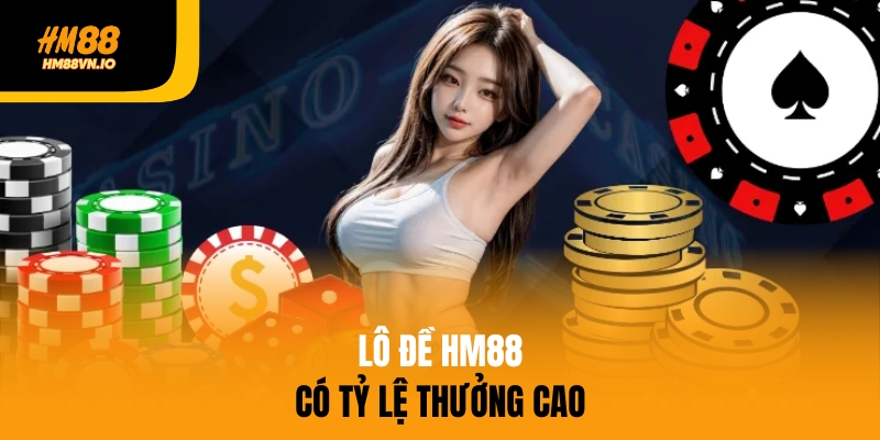 Lô đề HM88 có tỷ lệ thưởng cao